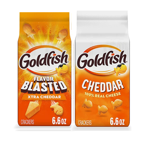Save $0.60 on one (1) Goldfish Crackers, 5.5-8 oz.